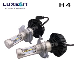 H4 Hi/Lo Philips LUXEON ZES Headlight Kit - 4000 Lumens